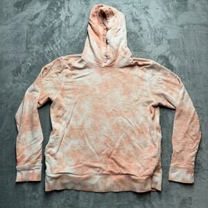 Outerknown Sur Hoodie Mens Large Tie Dye Snap Organic Cotton Hemp Pullover